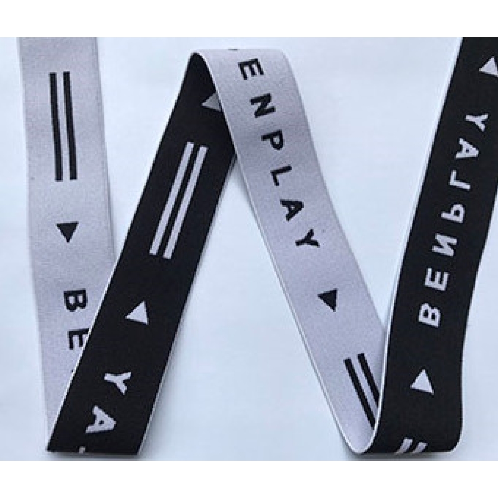 Jacquard weaving elastic band