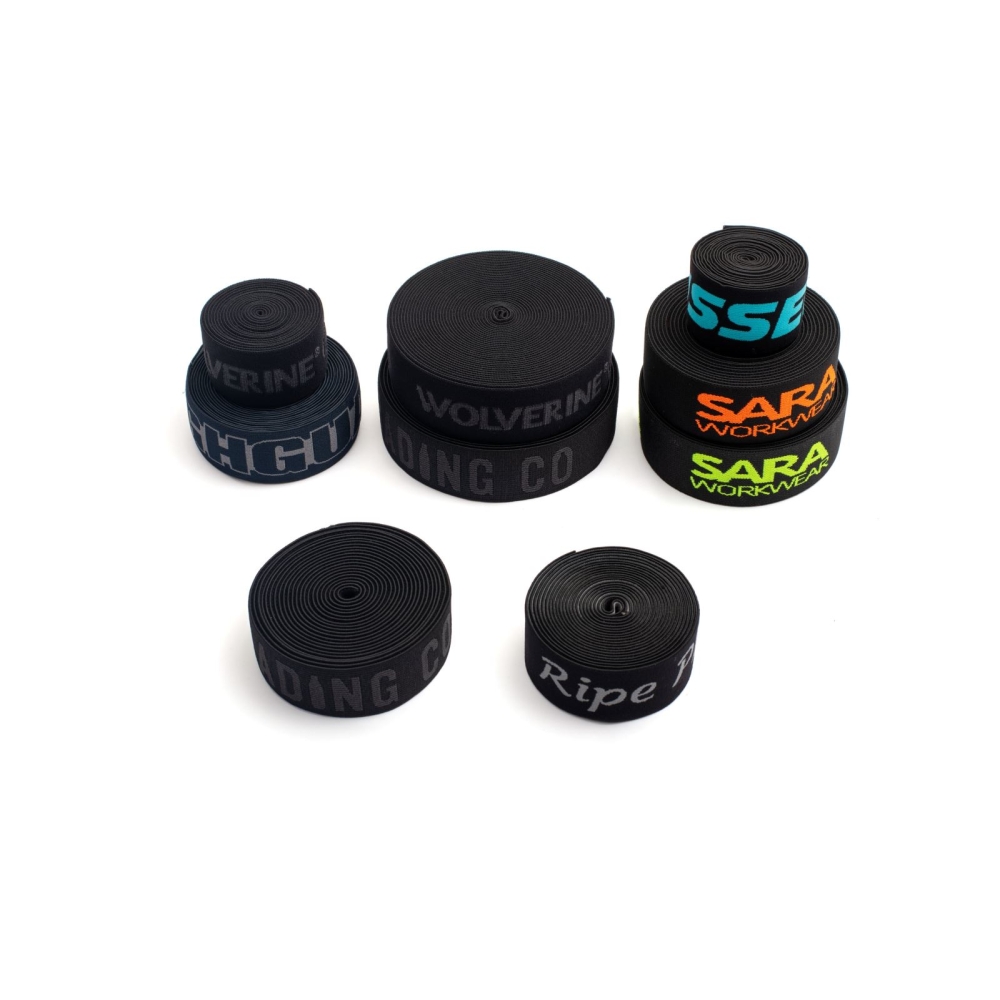 Jacquard weaving elastic band